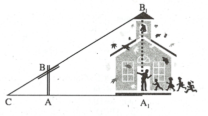 Bài tập về Ứng dụng thực tế của tam giác đồng dạng chọn lọc