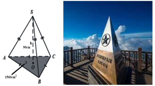 Bài tập Hình chóp đều tam giác, hình chóp đều tứ giác lớp 8