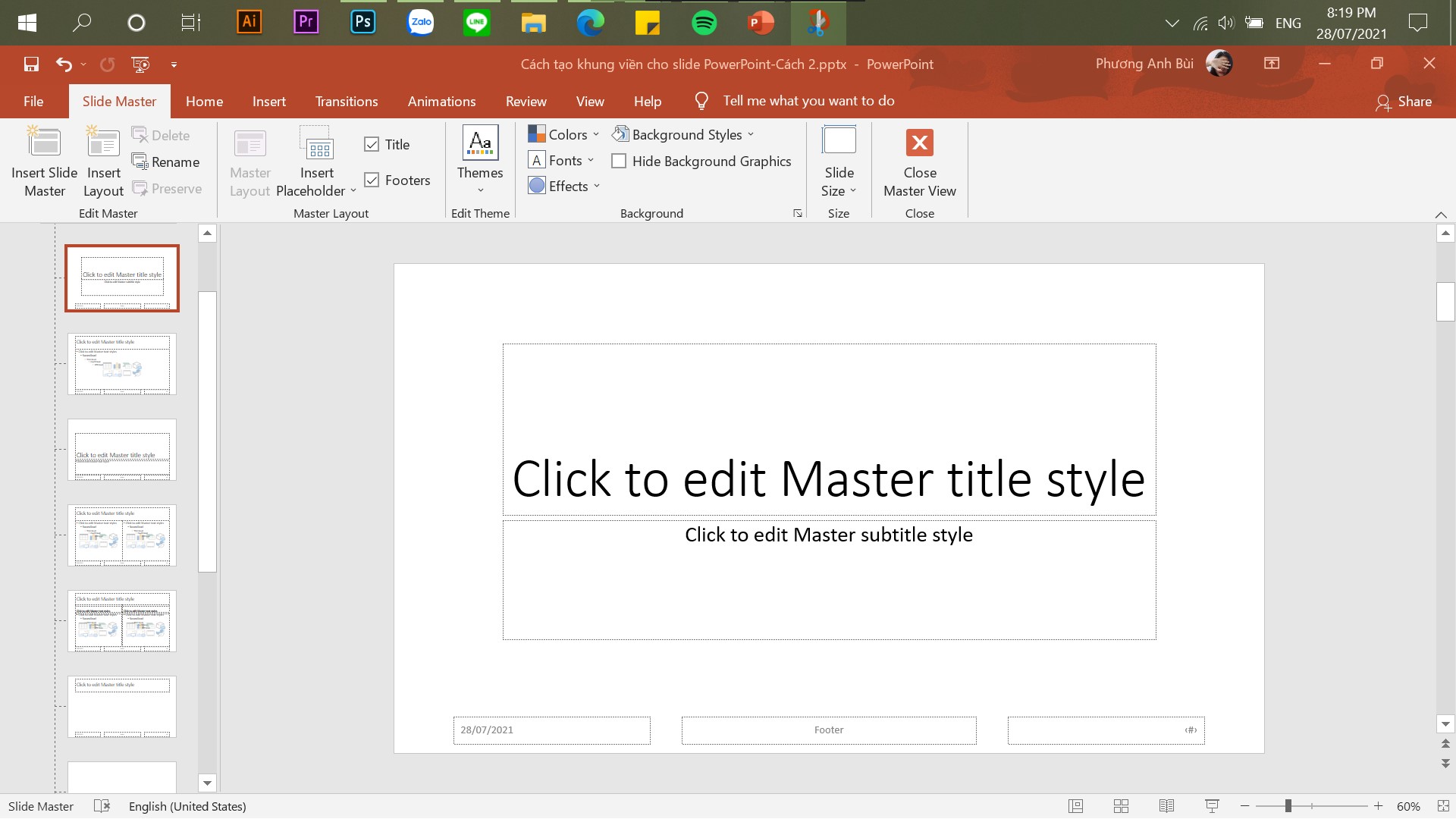 Cần kết nối mạng khi tạo khung viền bằng Online Picture