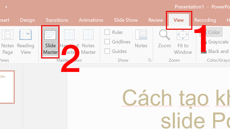 Cách tạo khung viền đẹp cho slide PowerPoint cực đơn giản