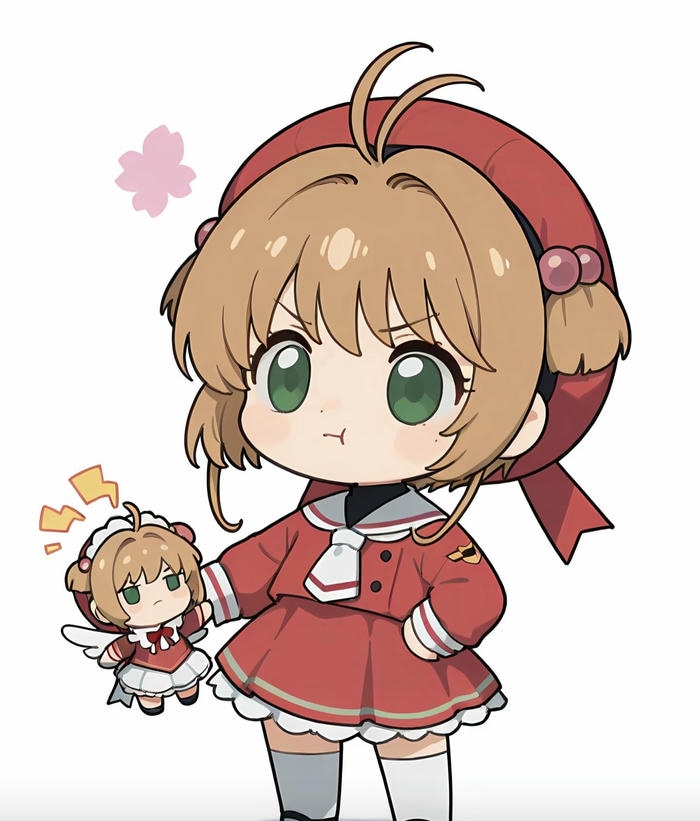 bức tranh anime chibi dễ thương