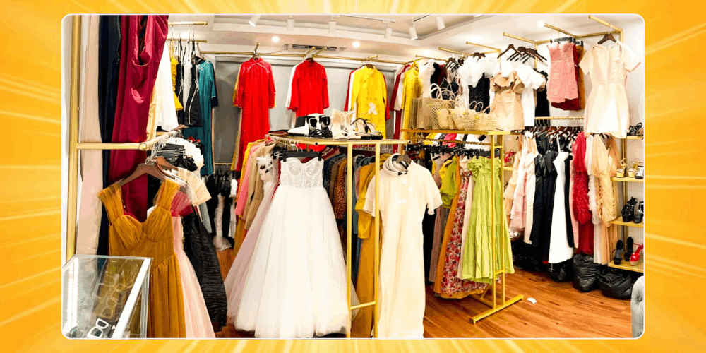 Ý tưởng kinh doanh nhỏ cho thuê quần áo trang sức dễ thực hiện