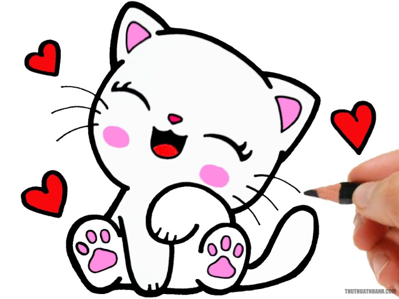 Vì sao mèo cute lại được các bé rất yêu thích