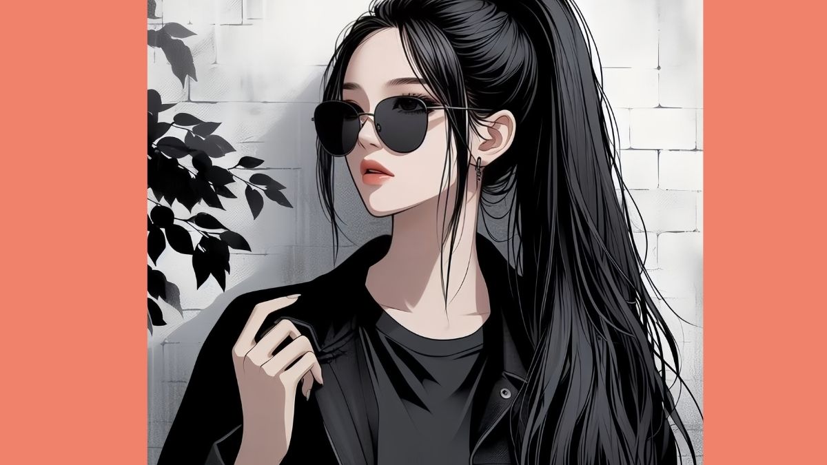 Hình vẽ tranh anime nữ ngầu độc đáo