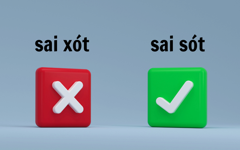 Sai sót là từ đúng chính tả