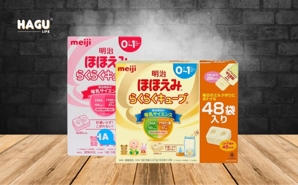 Sữa Meiji thanh 0 1 có mấy loại, mỗi loại khác nhau như thế nào?