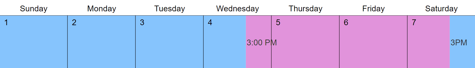 2-2-3 Custody and Visitation Schedule Examples