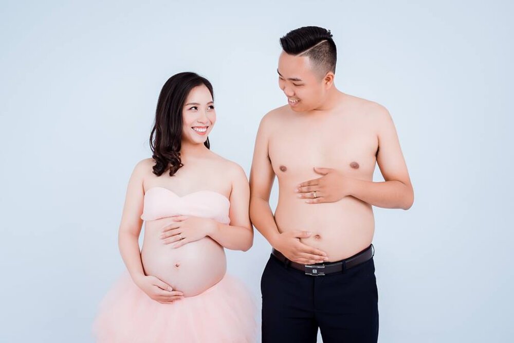 Phong cách chụp hình bầu đơn giản nhưng tinh nghịch, đáng yêu