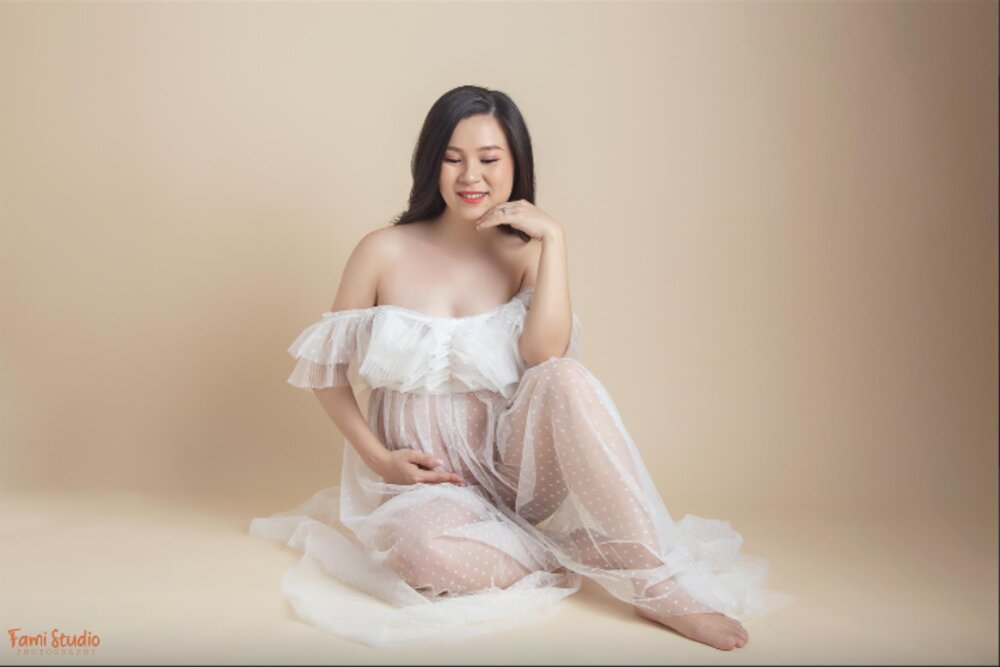 Ảnh mẹ bầu được chụp bởi Fami Studio