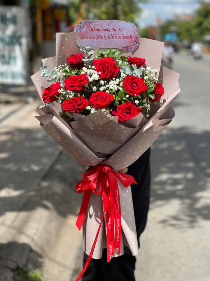 Bó hoa hồng đỏ