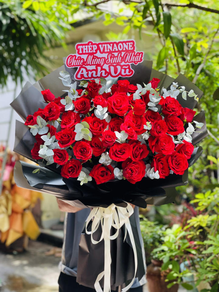 Bó hoa hồng đỏ