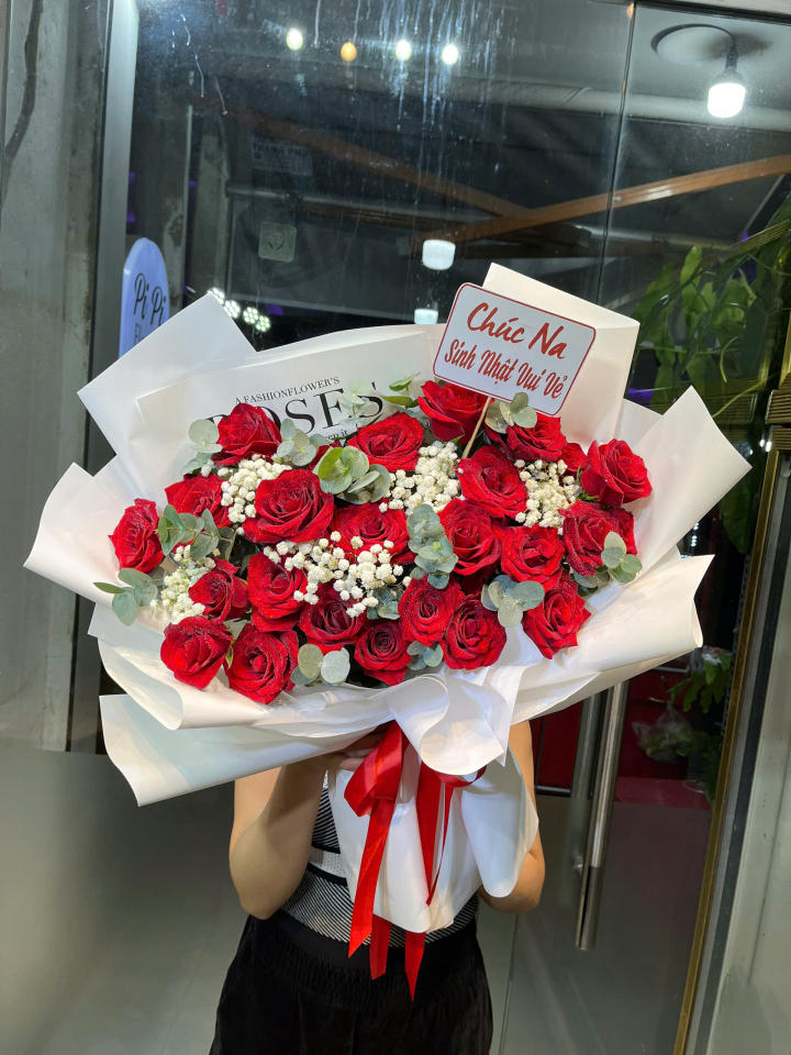 Bó hoa hồng đỏ