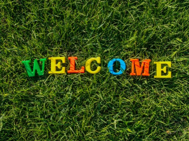 Lời chào powerpoint vô cùng nhẹ nhàng