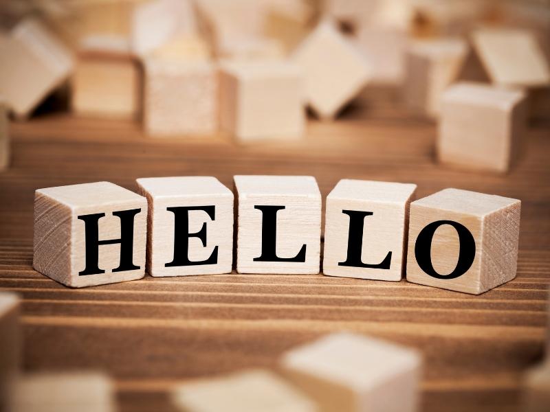 Hình ảnh lời chào powerpoint ấn tượng