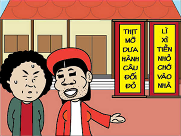 Anh che tet ghep dau