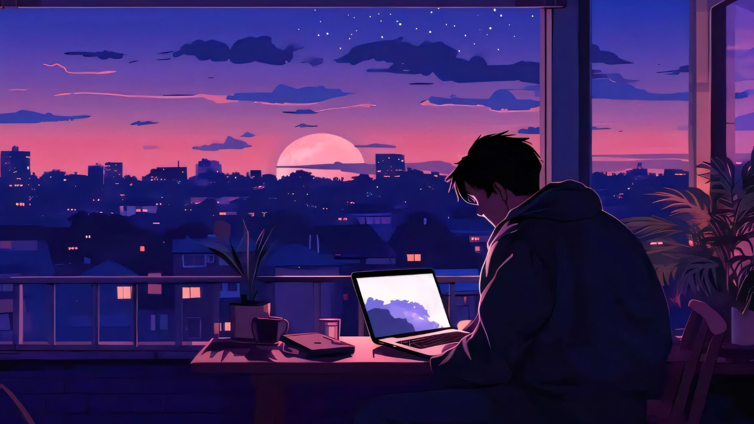 hinh anh chill lofi buon 2560px 1440px 2k 1