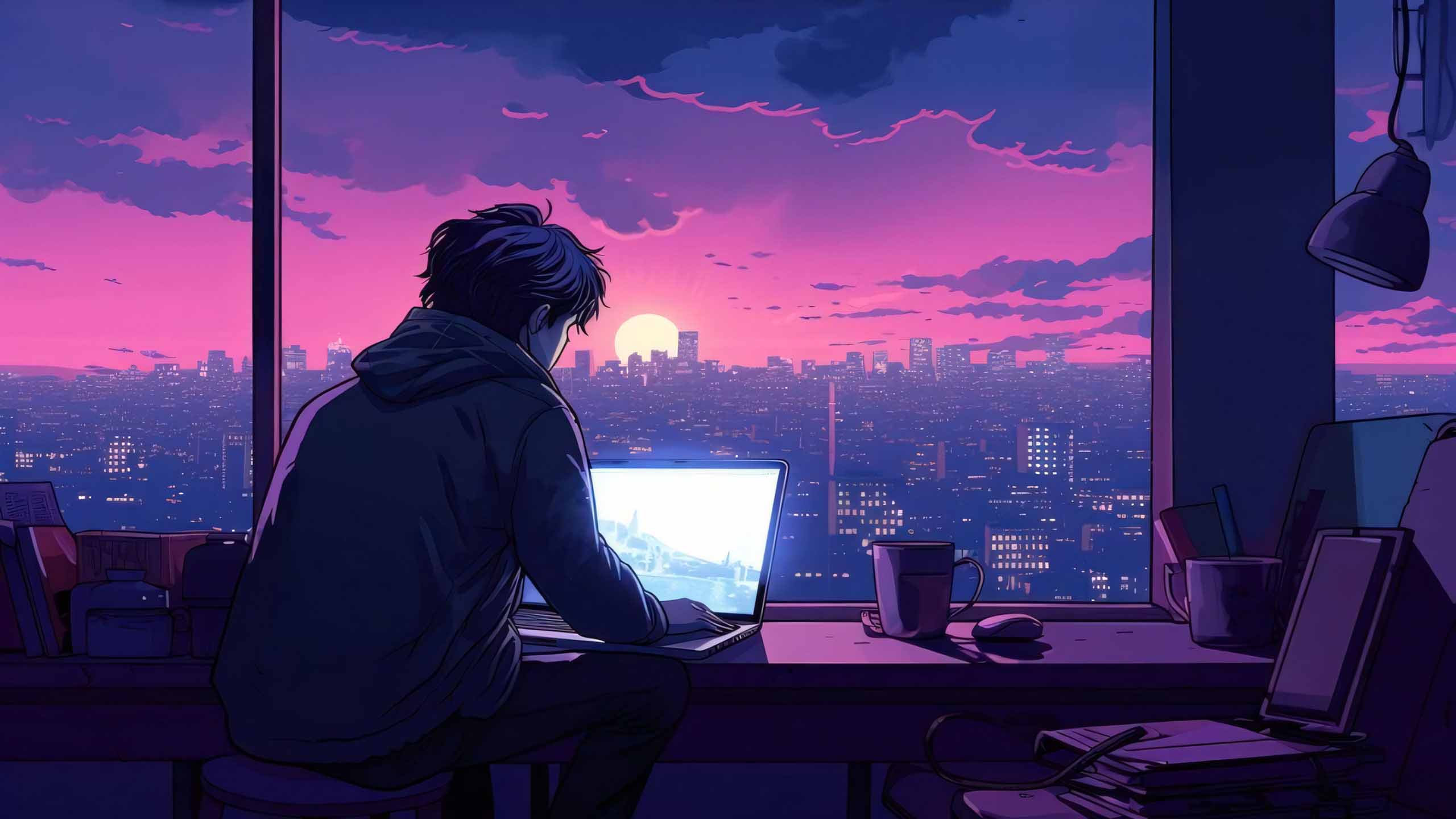 hinh anh chill lofi buon 2560px 1440px 2k 3