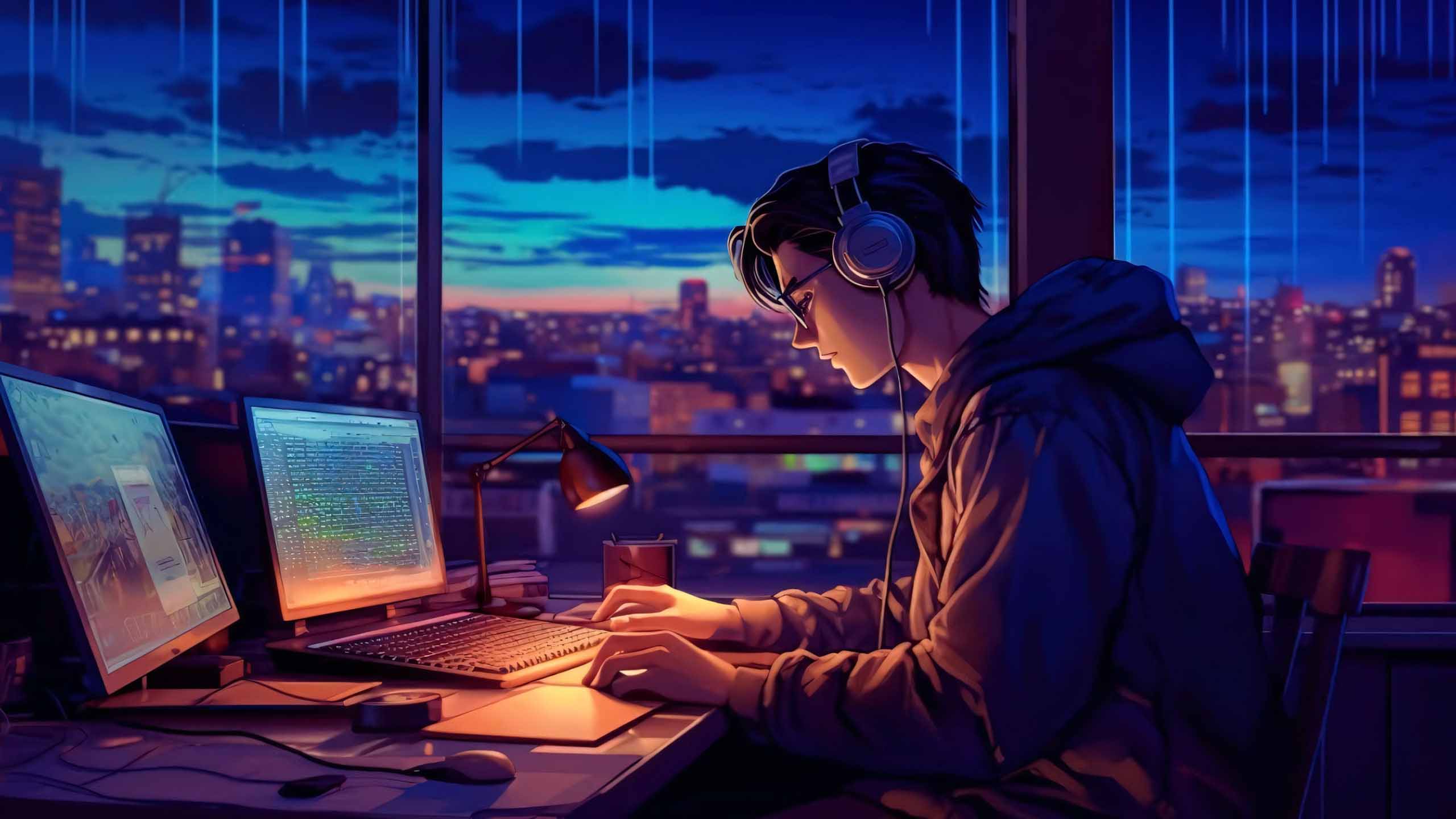 hinh anh chill lofi buon 2560px 1440px 2k 4