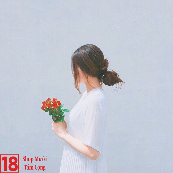 Ảnh Cô Gái Cầm Hoa Buồn (4)