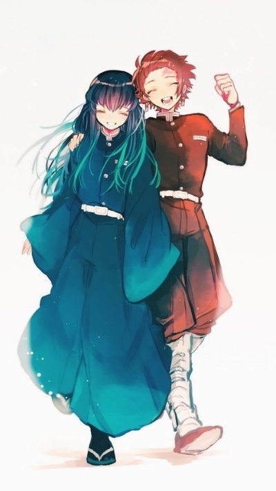 Ảnh nền Muichirou và Tanjiro 4K