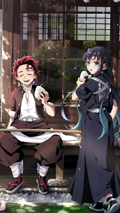 Nền Muichirou và Tanjiro full HD