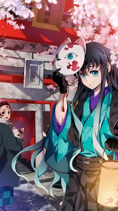 Ảnh Muichirou và Tanjiro ngầu ấn tượng