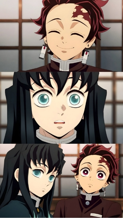 Ảnh nền Muichirou và Tanjiro phong cách