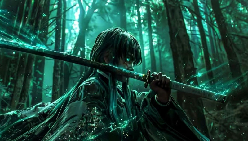 Hình Muichirou ngầu chuẩn màn hình rộng