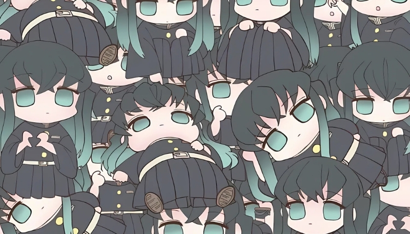 Hình nền Muichirou chibi cho máy tính