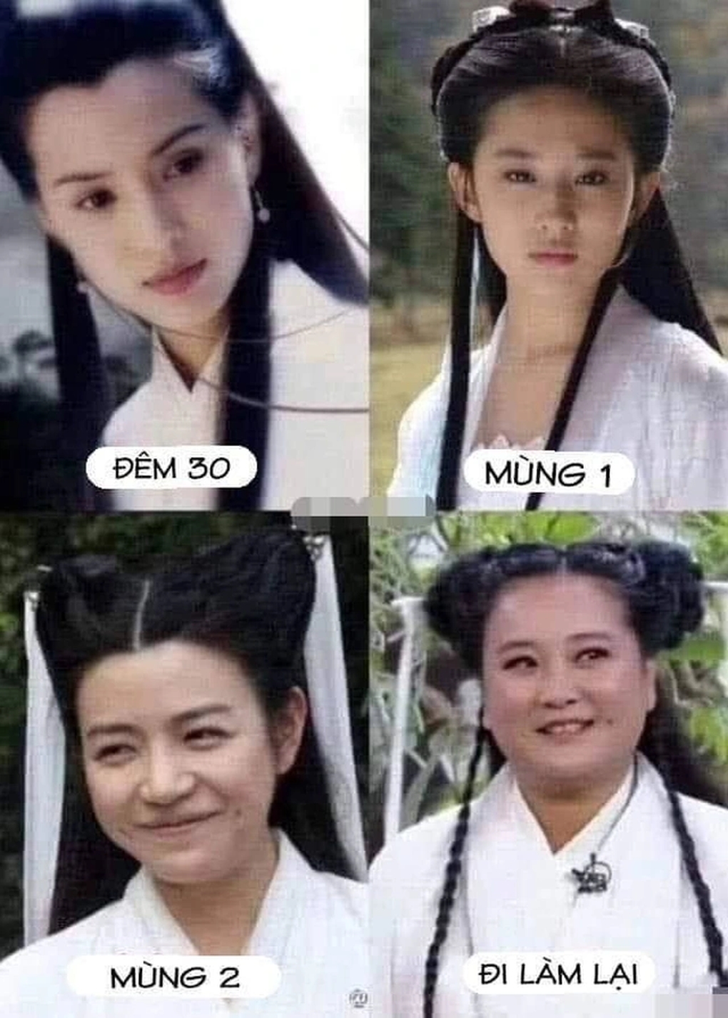 Dù cố gắng chạy trốn thì cũng khó mà từ chối được những món ăn hấp dẫn trong ngày Tết, và... béo lên là điều tất yếu (Ảnh: Có gì dui hông?).