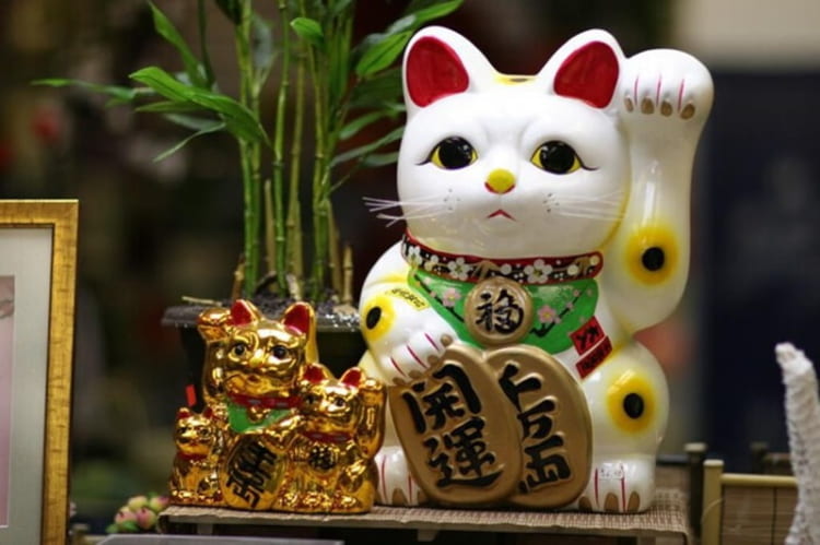 Những vật phẩm mà Maneki Neko mang cũng góp phần mang đến may mắn khi sở hữu