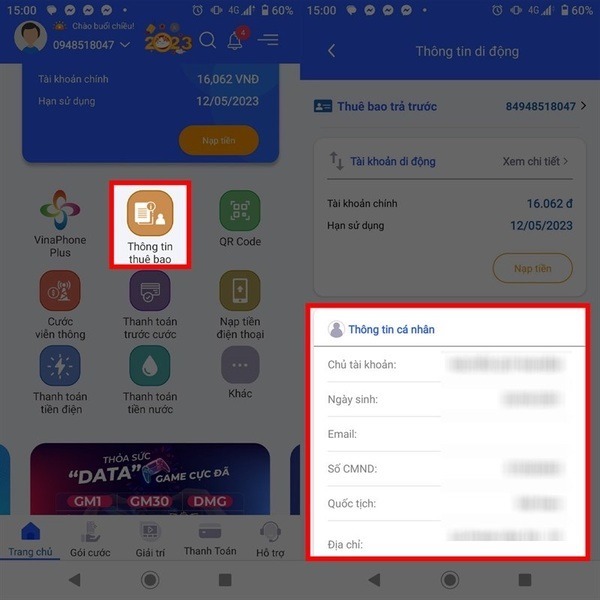 Đăng ký tài khoản trên ứng dụng My VNPT