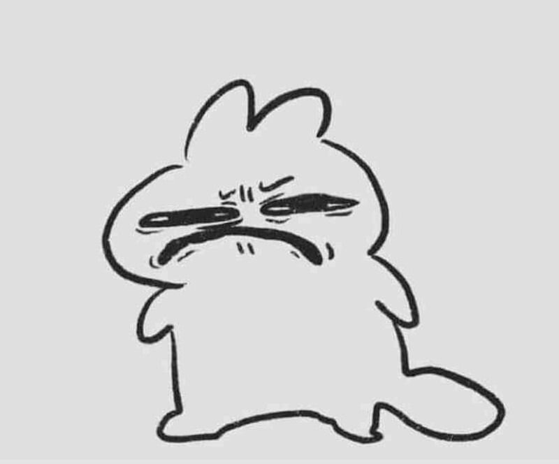 Meme tức giận cute