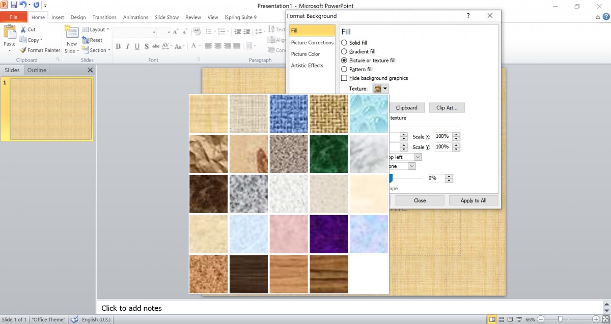2 cách chèn ảnh nền vào Powerpoint 2010 nhanh - gọn - nhẹ