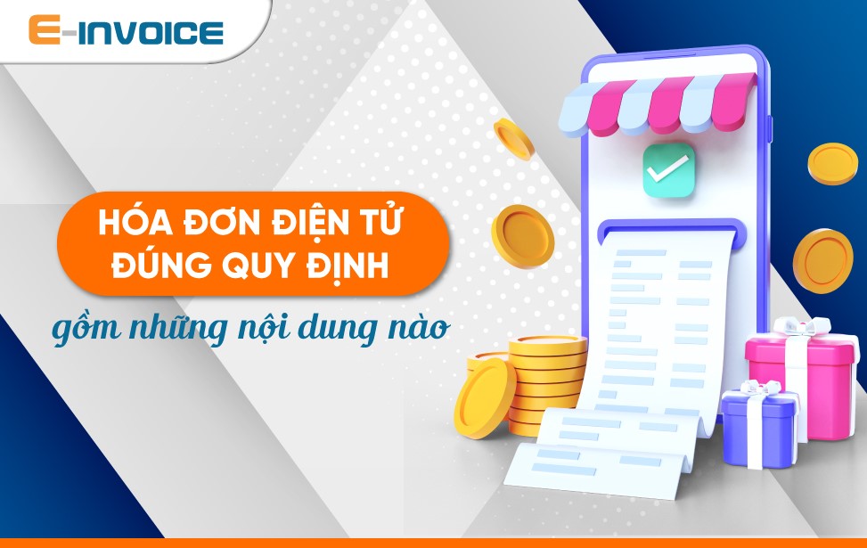 Nội dung trên hóa đơn điện tử
