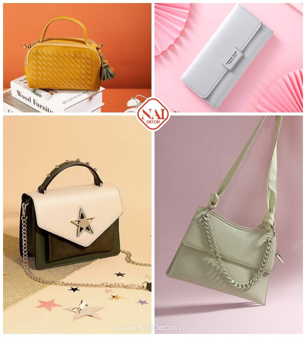 Chup Anh Tui Xach Dep Voi Phong Nen Tron Nhieu Mau