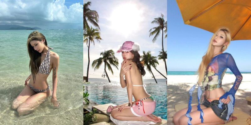 tạo dáng đi biển cho nữ