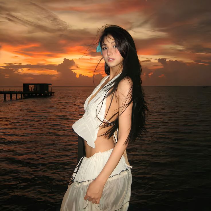 tạo dáng đi biển cho nữ