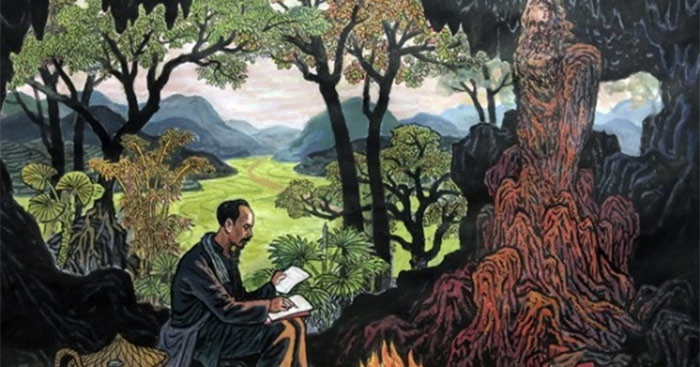 Văn mẫu lớp 8: Cảm nhận về bài thơ Tức cảnh Pác Bó (Dàn ý + 6 mẫu)                                   Bài thơ Tức cảnh Pác Bó - Hồ Chí Minh