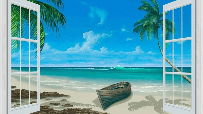 Tranh phong cảnh về biển 1