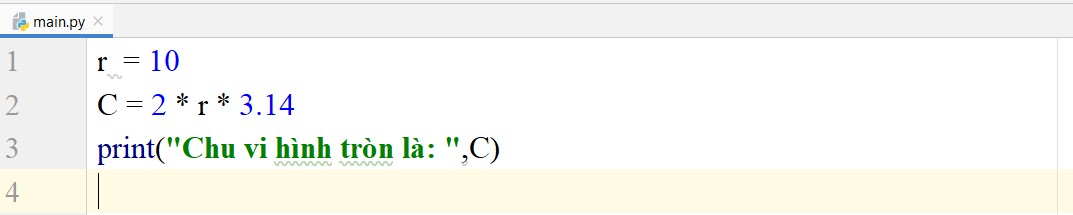 hình ảnh tính chu vi hình tròn