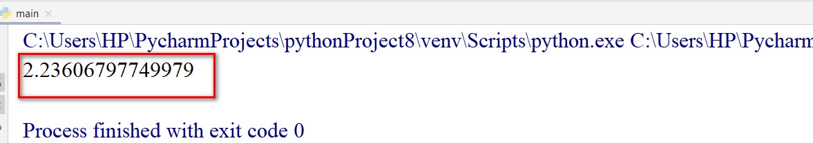 kết quả sử dụng hàm toán học