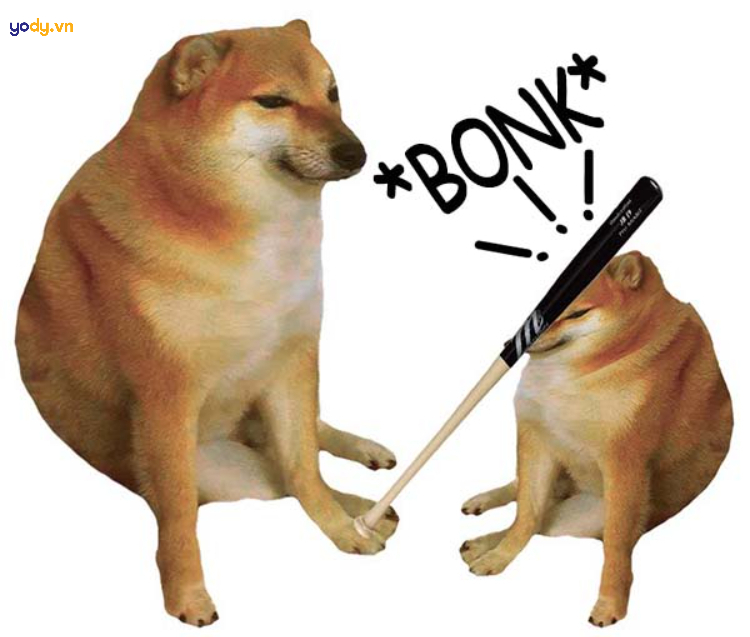 Ảnh meme Cheems bonk cute