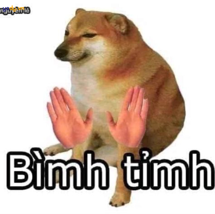 Ảnh Meme Cheems siêu cute