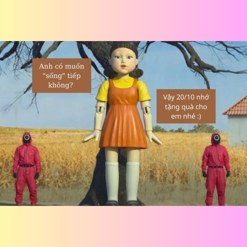 Meme 20/10 tặng người yêu/vợ