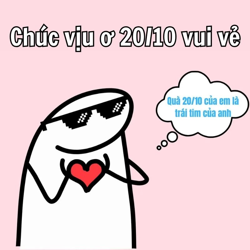 Meme chúc vợ yêu ngọt ngào