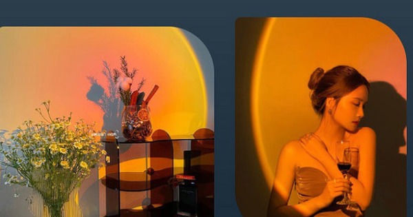 Chụp ảnh với đèn hoàng hôn