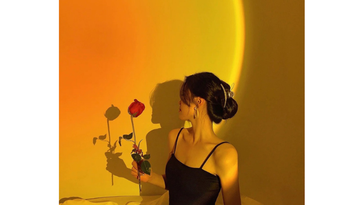 Cách chụp với bó hoa cùng đèn led rực rỡ