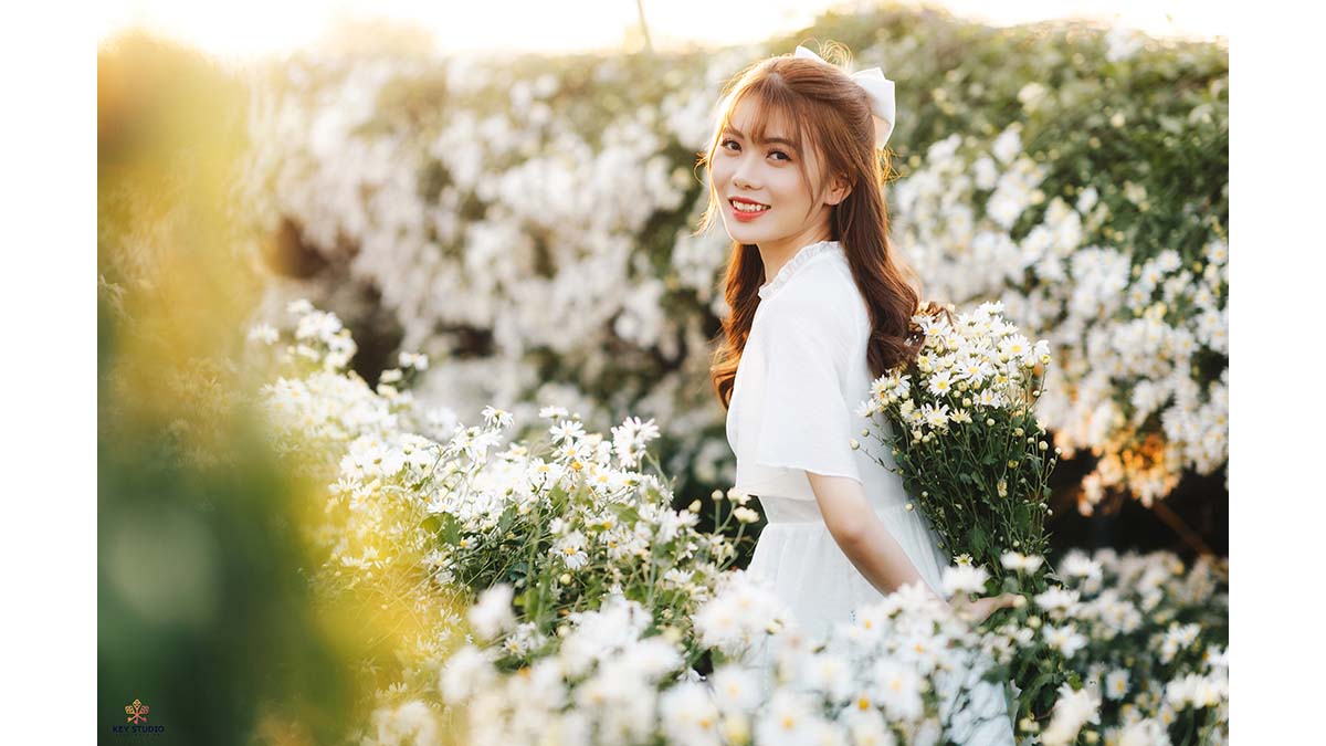 Cách chụp ảnh giữa rừng hoa