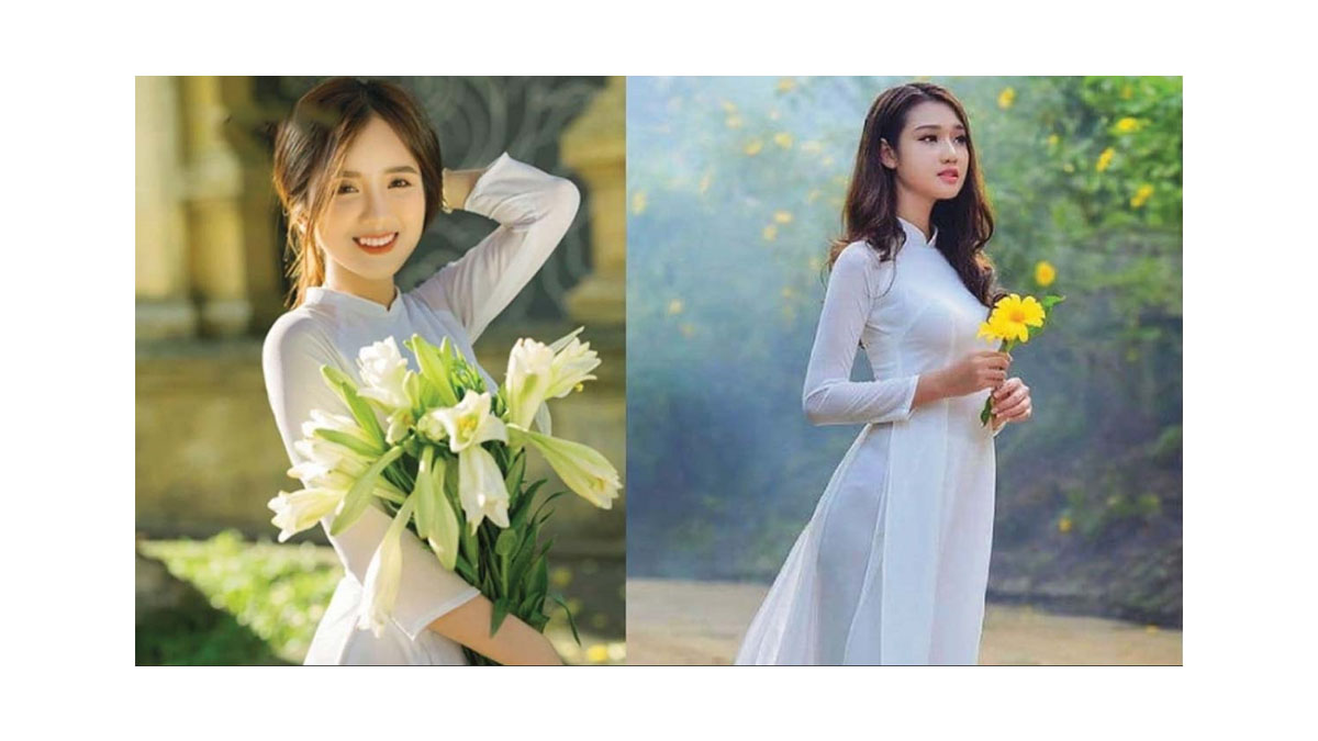 chụp ảnh với hoa tulip